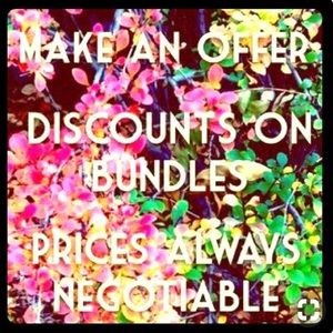 I will consider all reasonable offers!